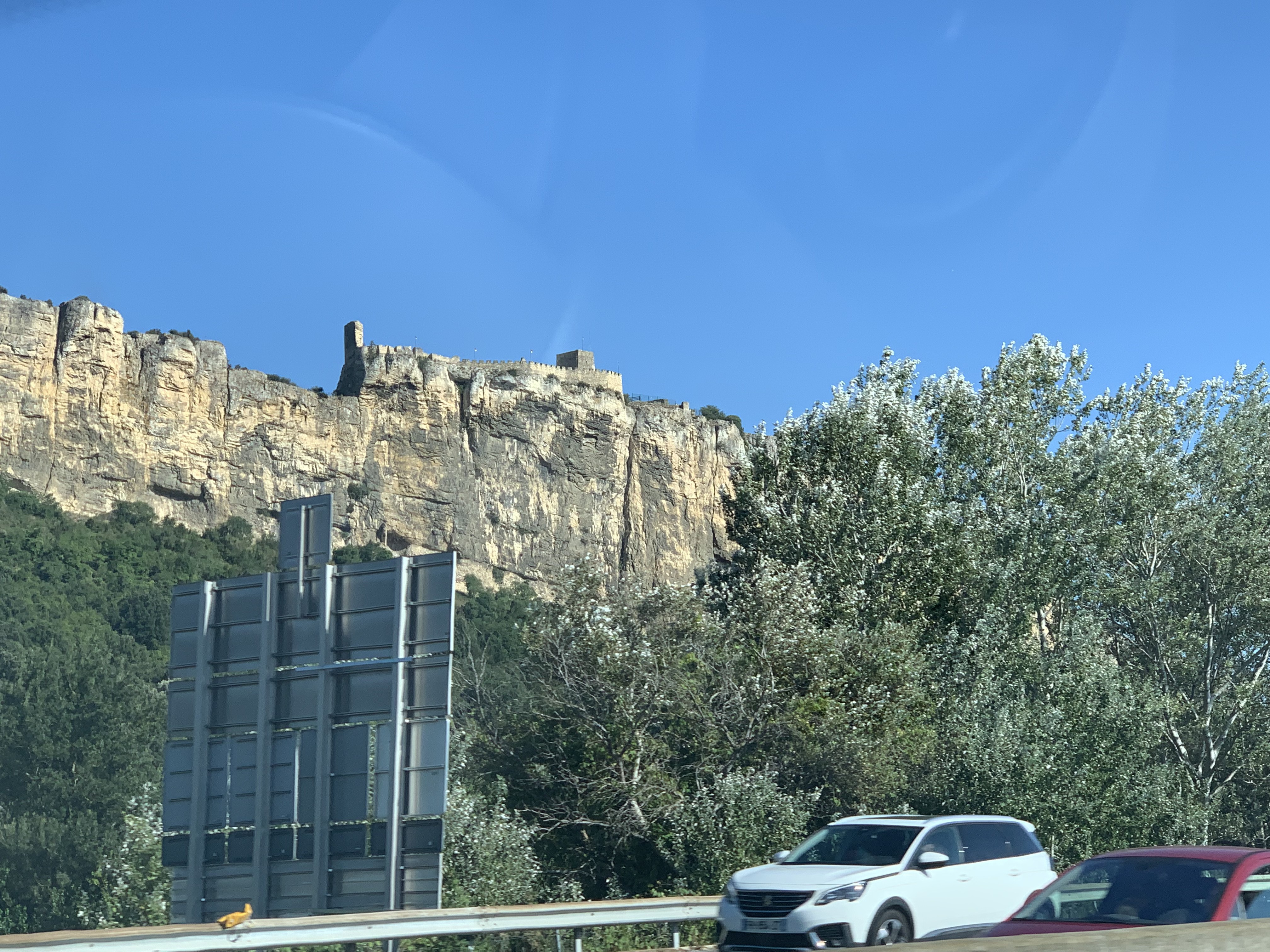 fortess wall above the highway