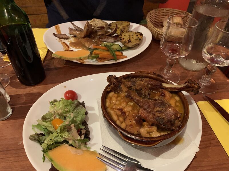 Cassoulet, at a restaurant recommended by a native colleague